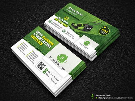 Garden Business Cardcreative Touch On Dribbble pertaining to Gardening